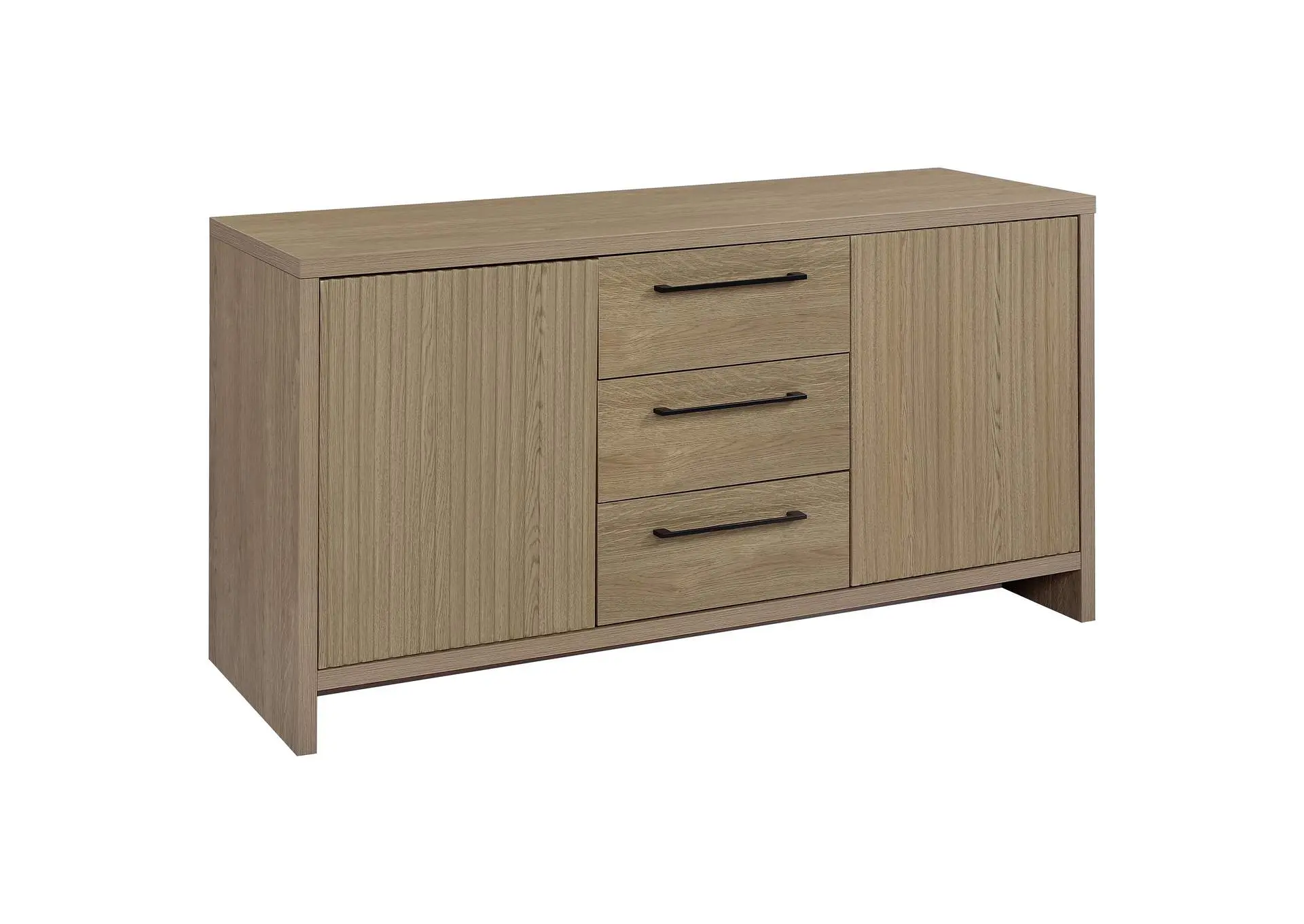 Amery 3-drawer Accent Storage Cabinet Console Latte
