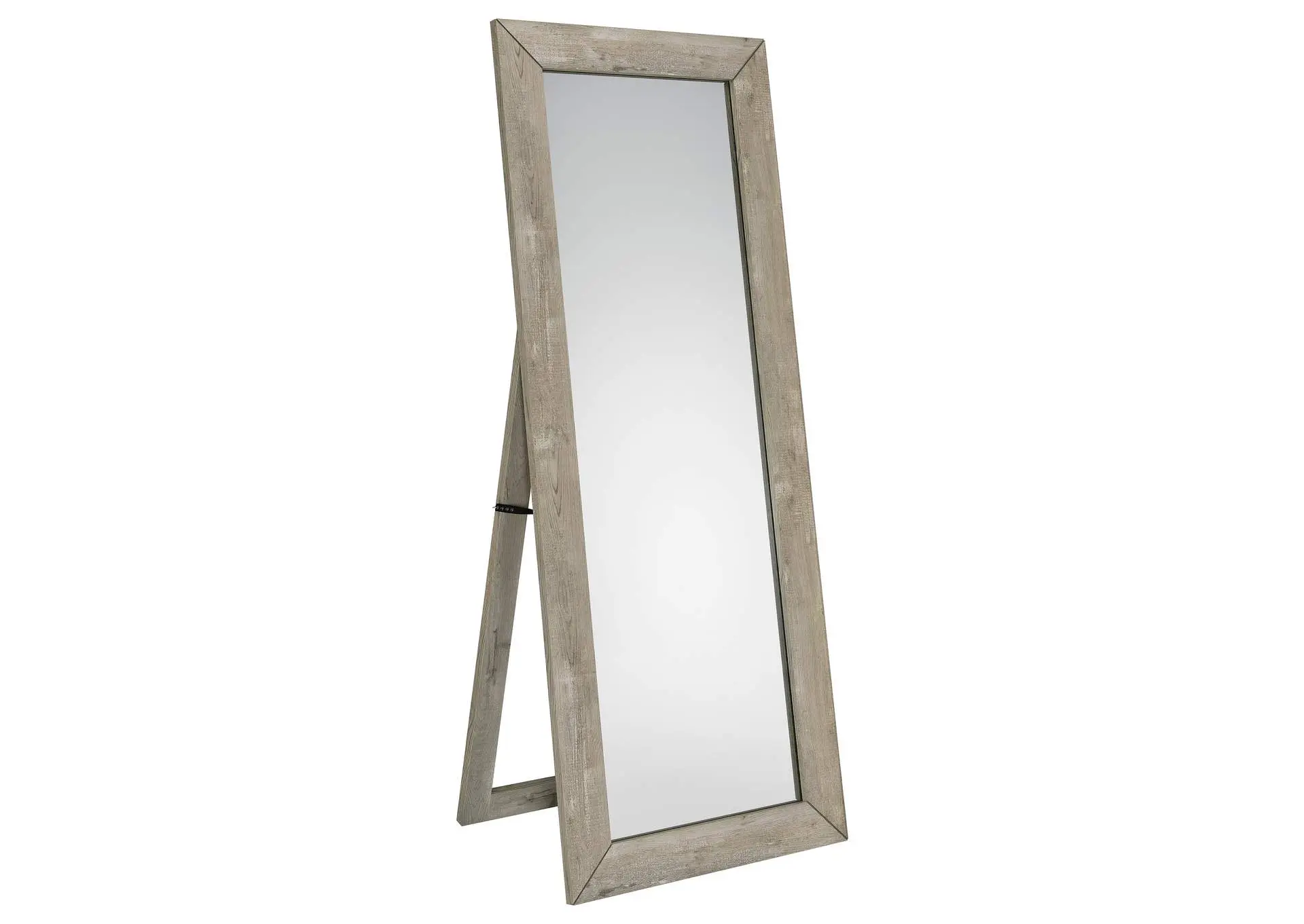 Cadence Tempered Glass Full Length Mirror Grey Washed Oak