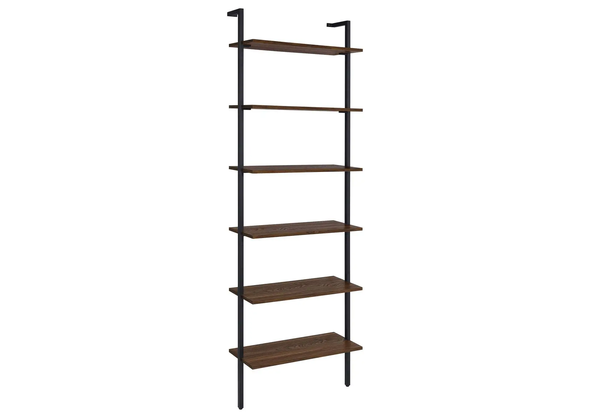 Owens 96-inch 6-shelf Wall Bookshelf Walnut