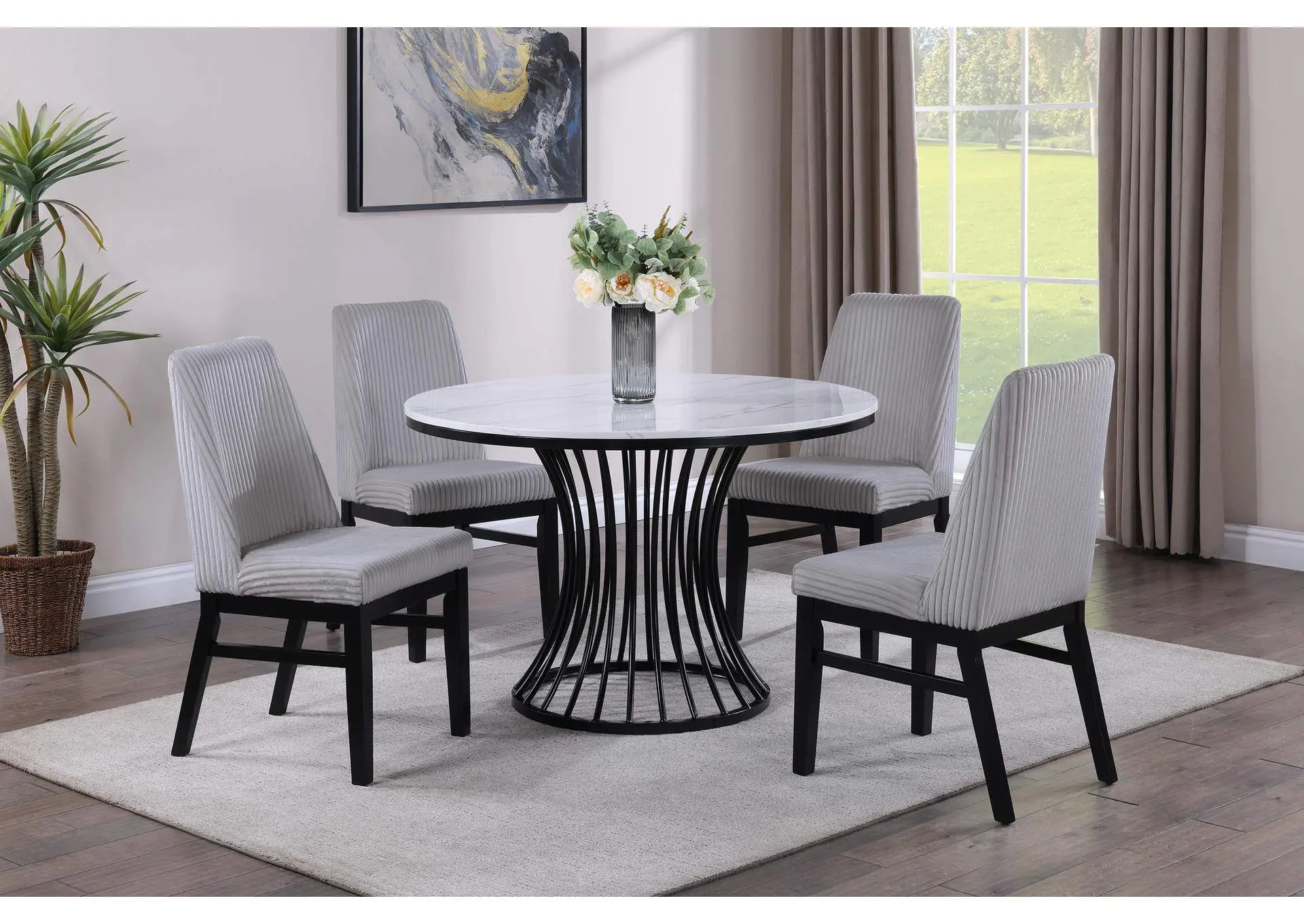 HADLEY SIDE CHAIR - LIGHT GRAY