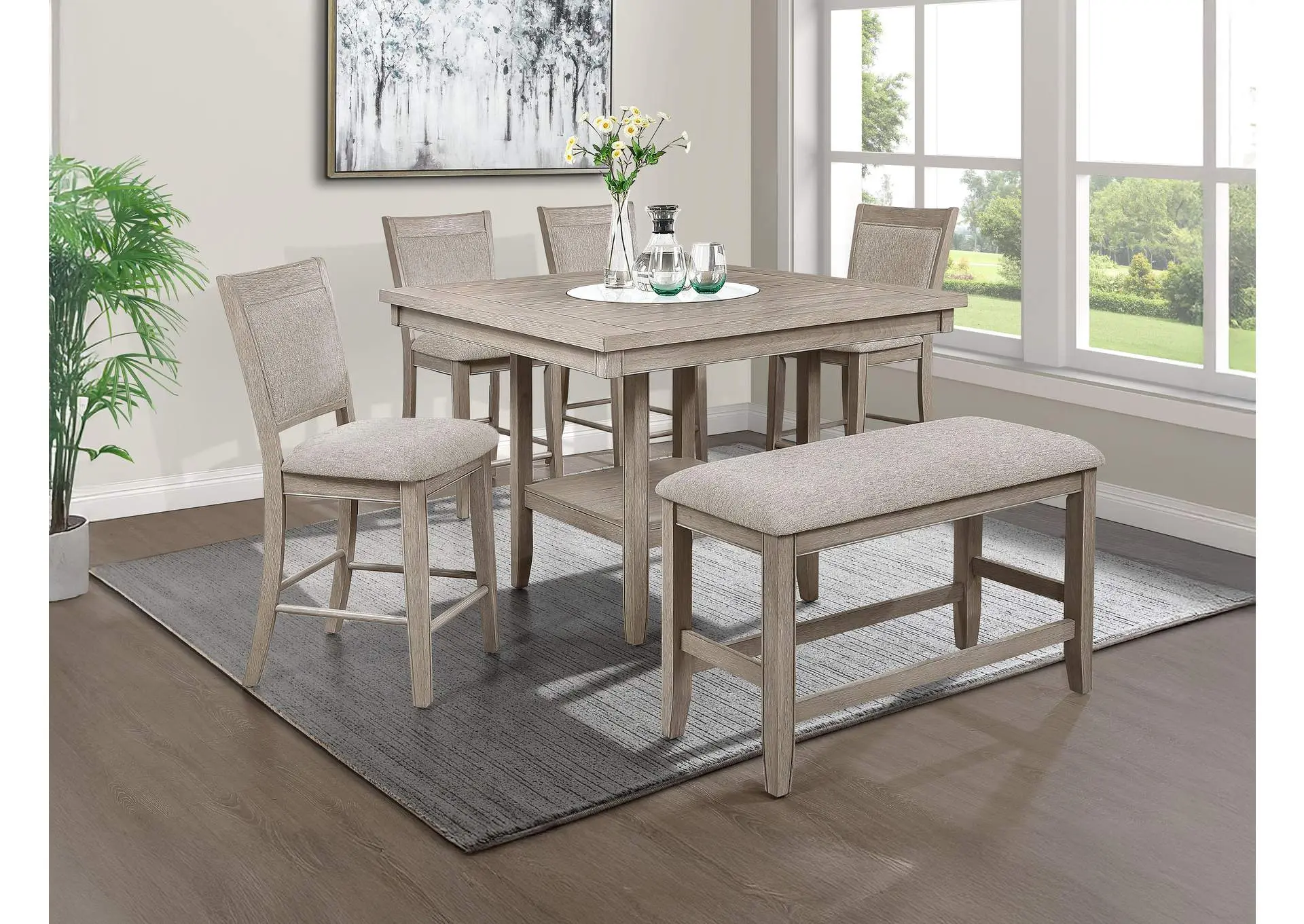 FULTON COUNTER HEIGHT CHAIR - WHITE OAK