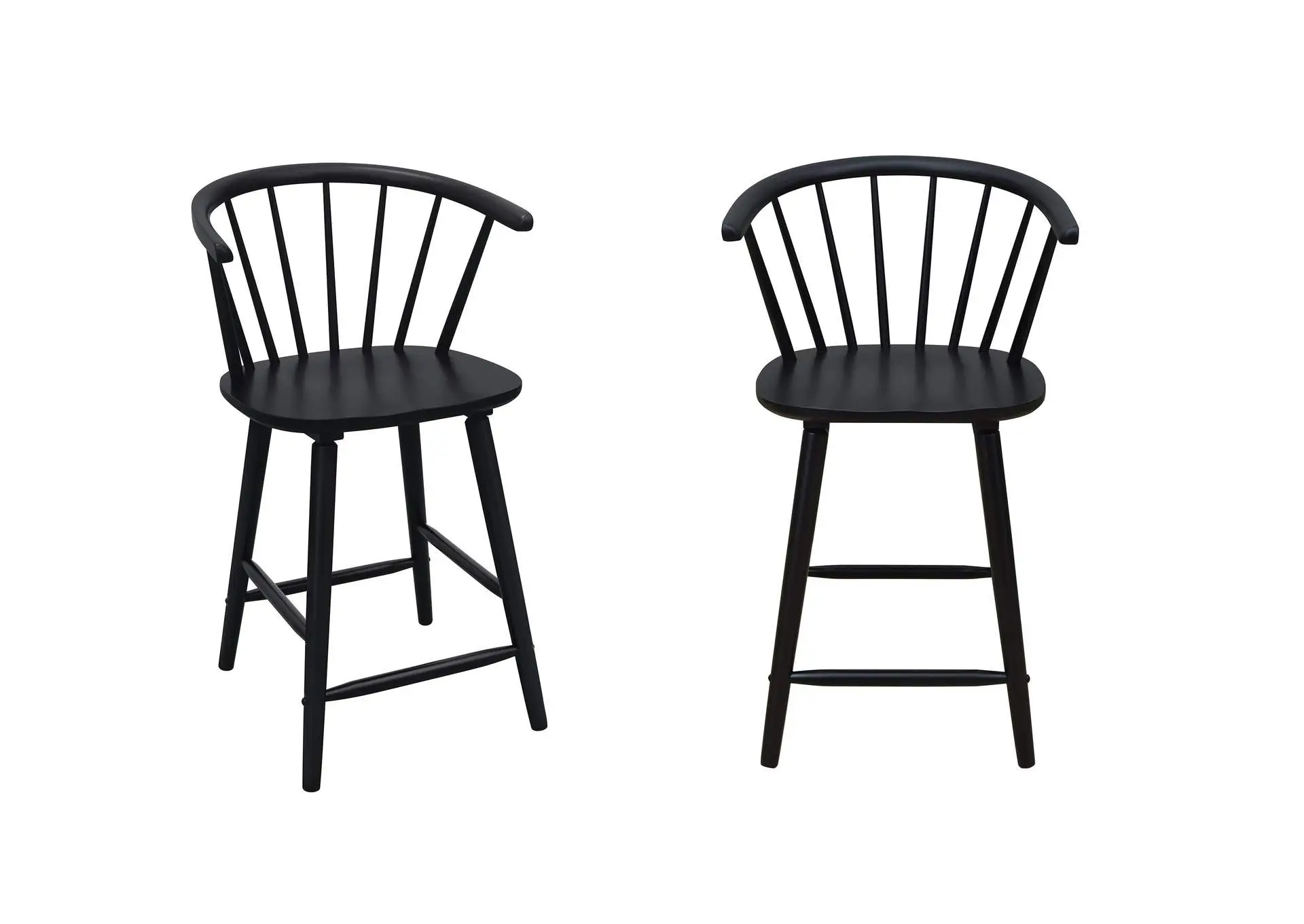JANNA COUNTER HEIGHT STOOL - BLACK