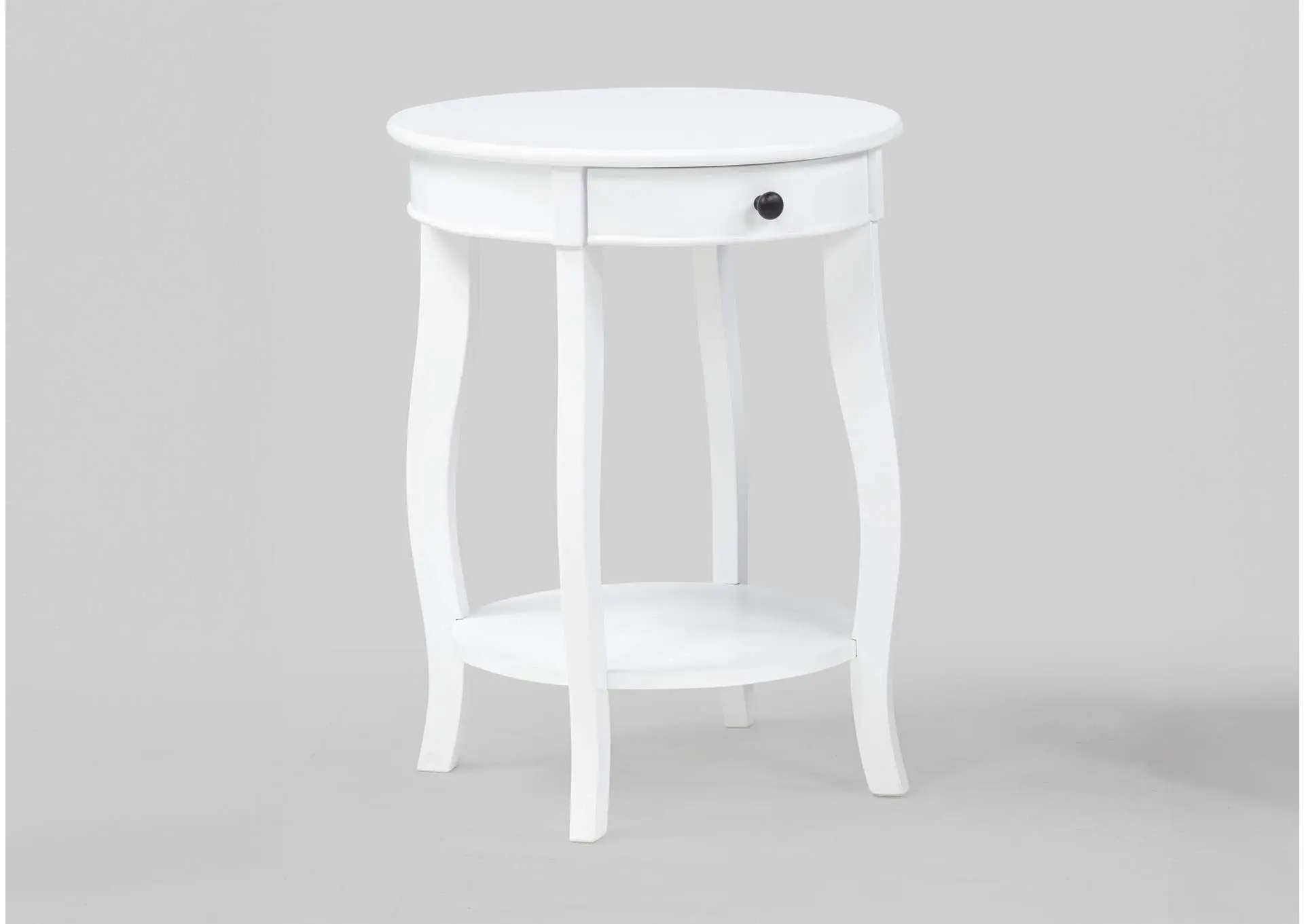 JACIE CHAIRSIDE TABLE - WHITE