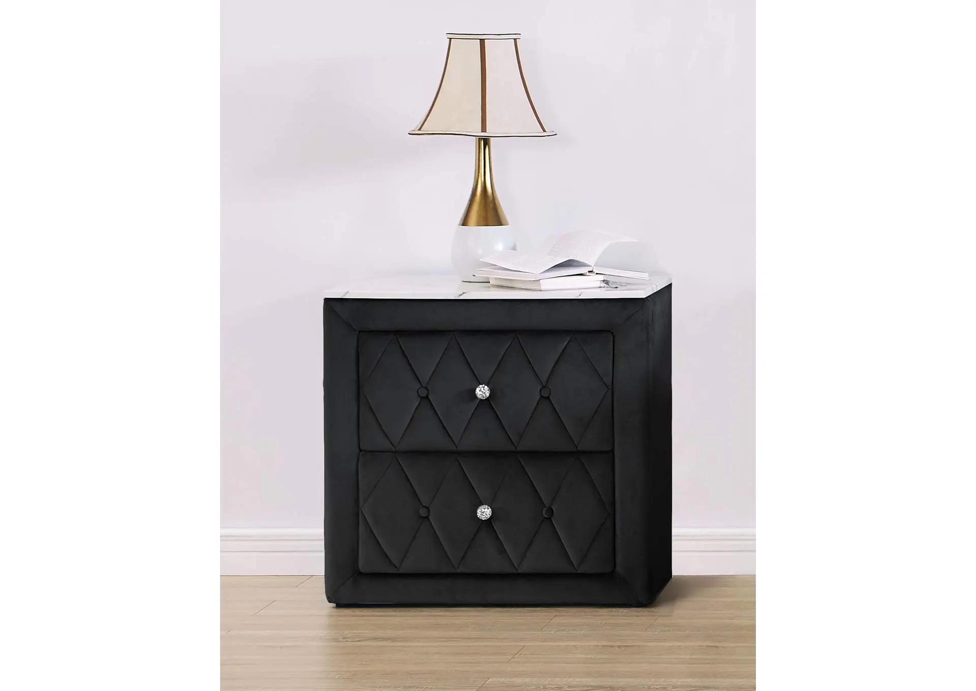 ANNABELLE NIGHT STAND - BLACK