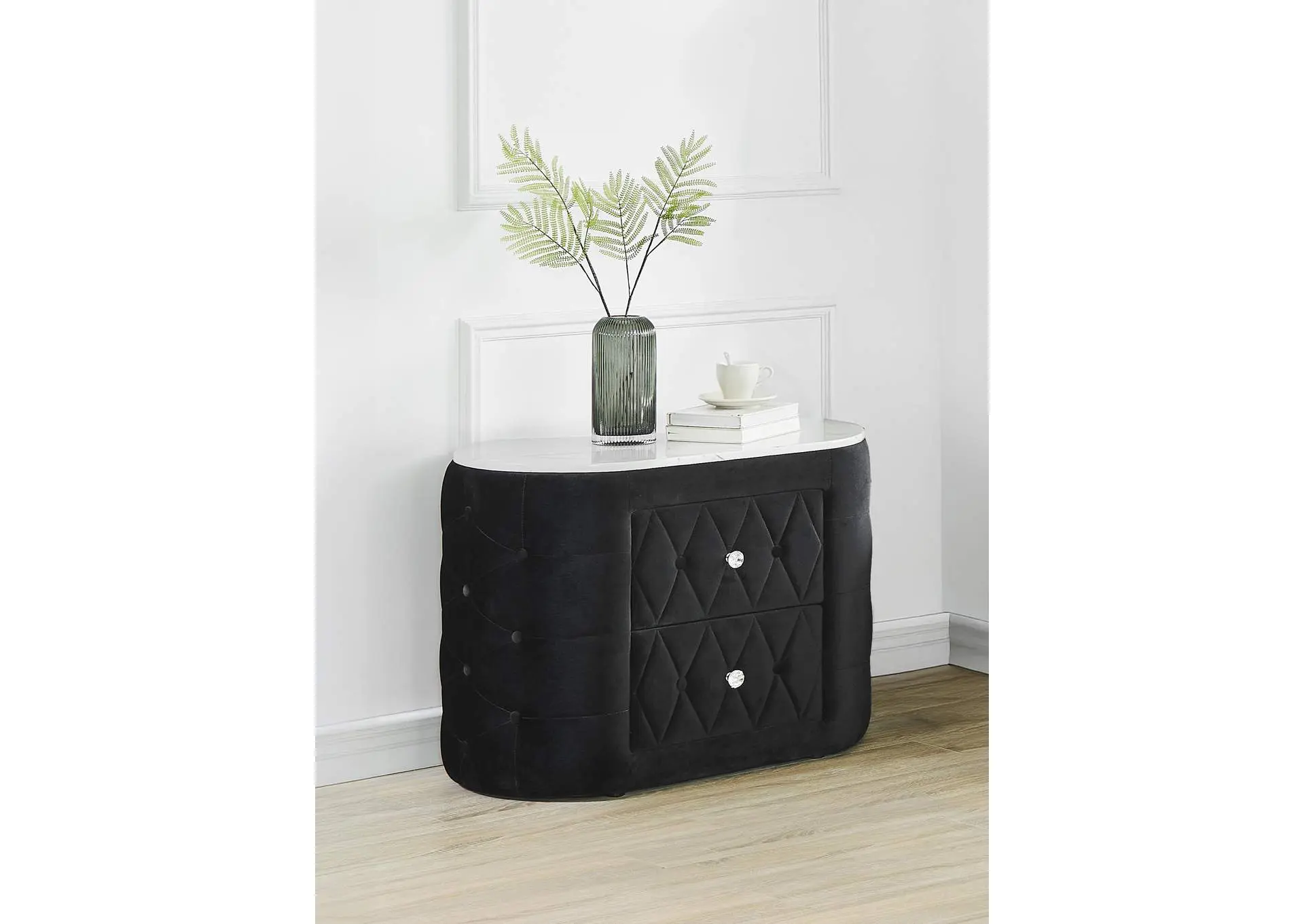 NATALIA NIGHT STAND - BLACK