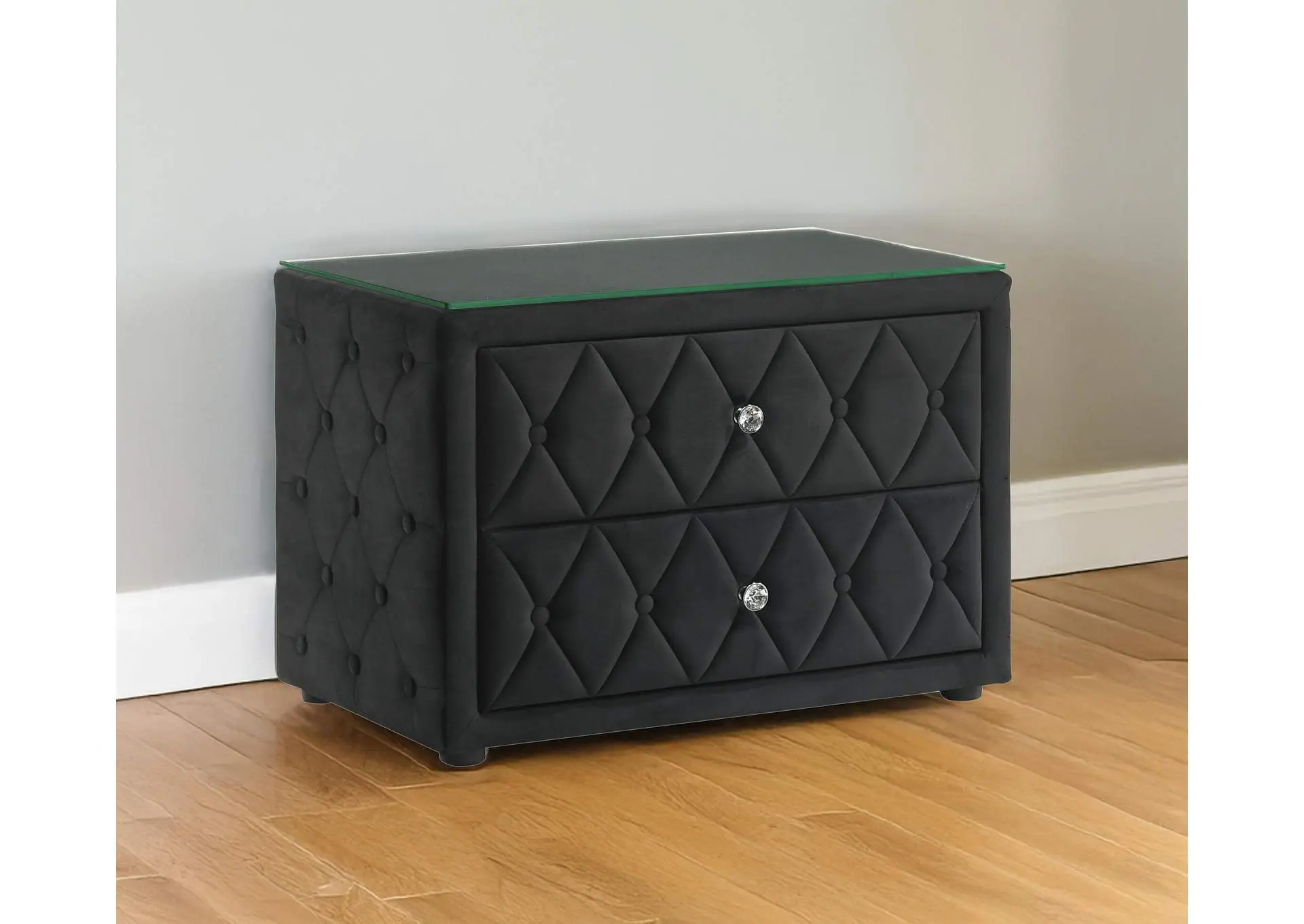 JOSEPHINE NIGHT STAND - BLACK