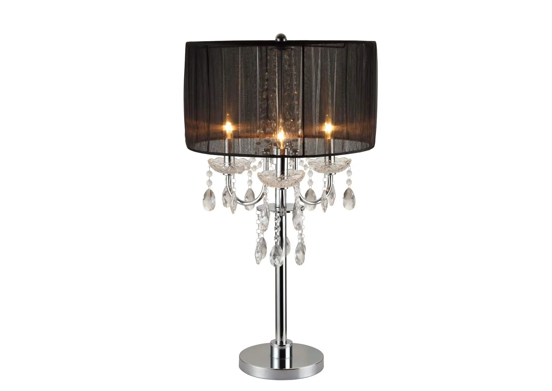 CHANDELIER TABLE TOUCH LAMP 29.5"H — view 2