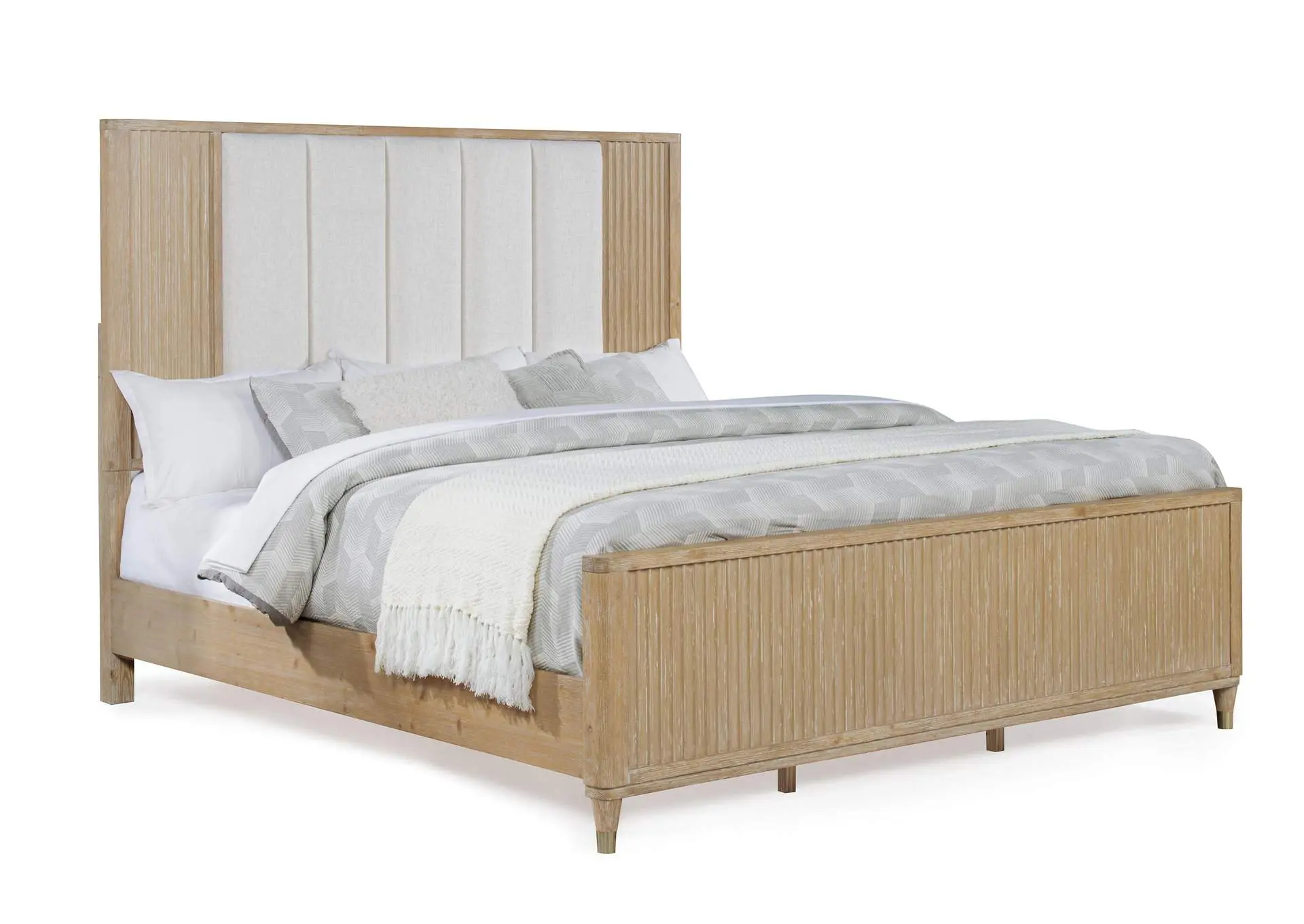 KARA KING 4-PIECE BEDROOM SET - NATURAL