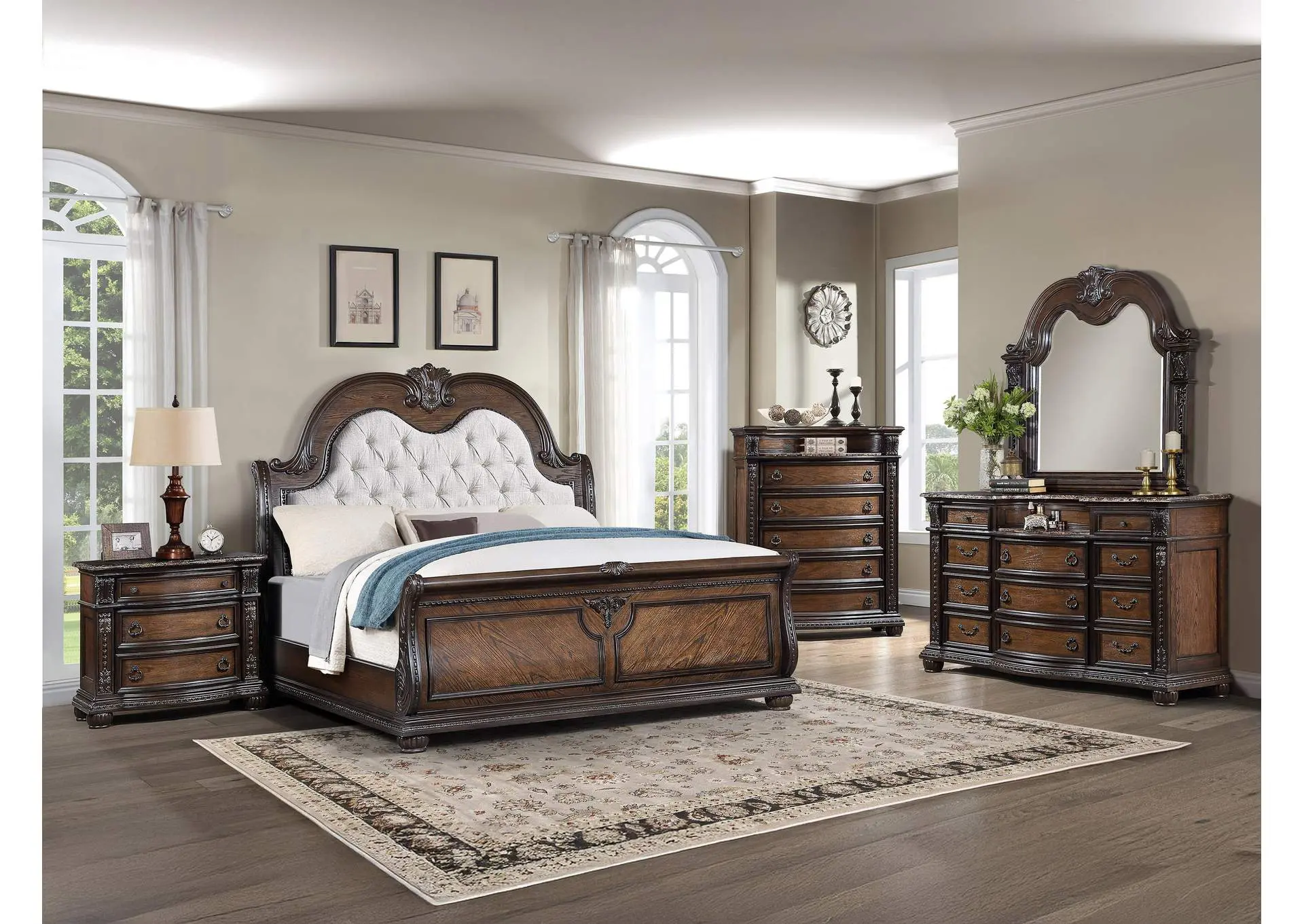 STANLEY DRESSER -COFFEE - BROWN