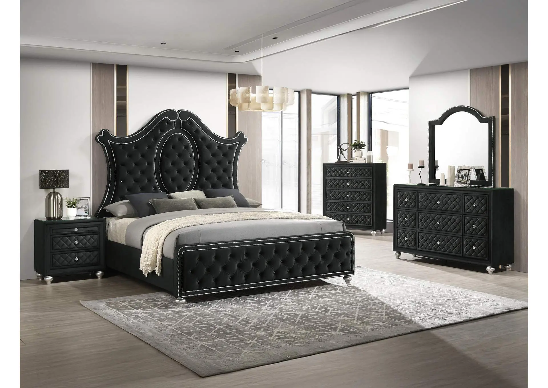 CAMEO CHEST - BLACK