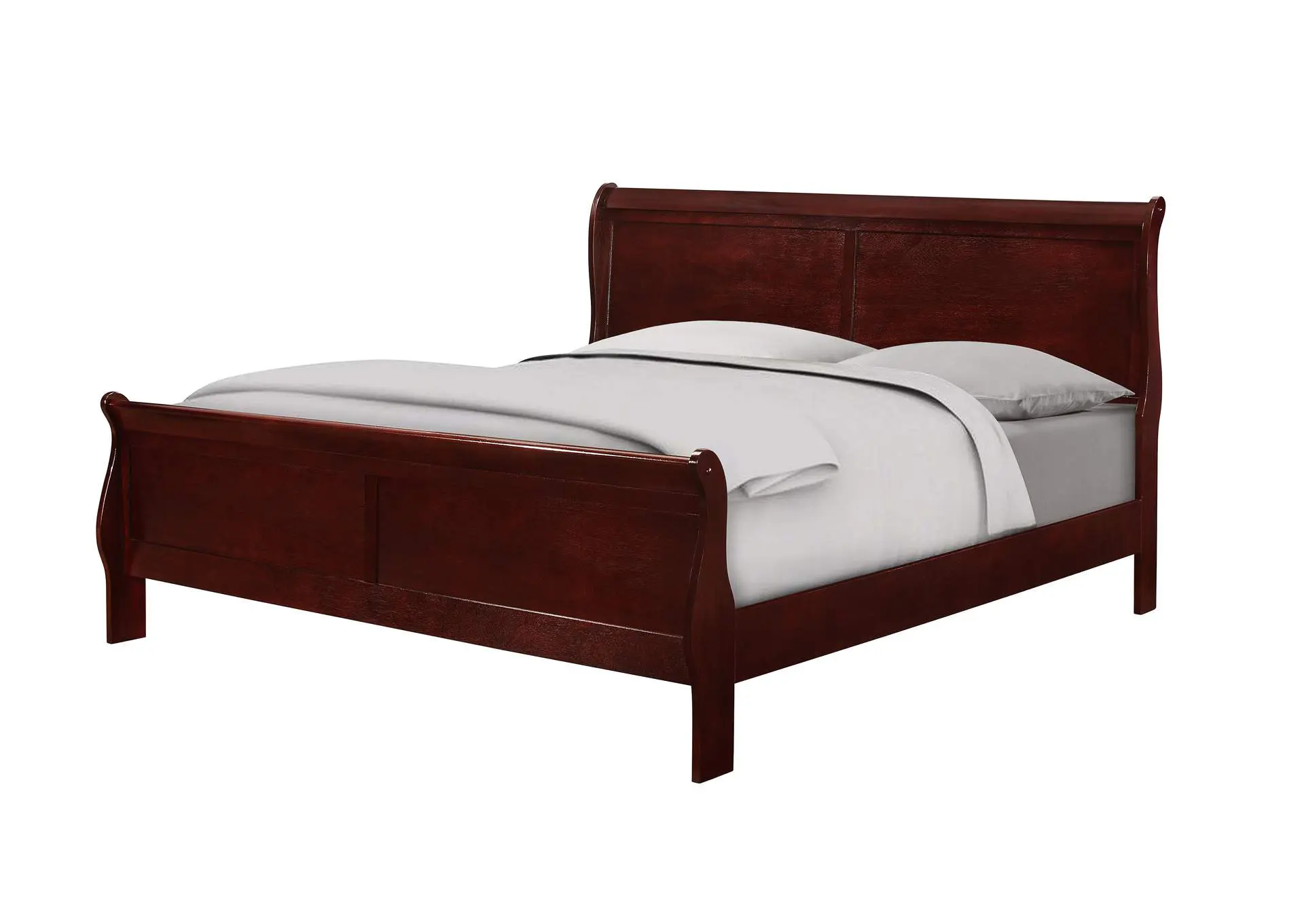 LOUIS PHILIP KING 4-PIECE BEDROOM SET - CHERRY