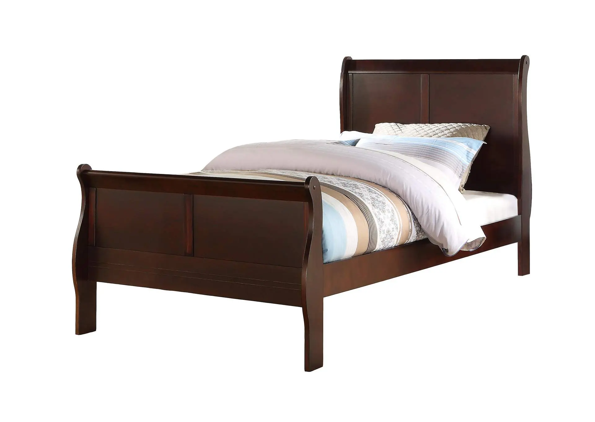LOUIS PHILIP TWIN 4-PIECE BEDROOM SET - CHERRY