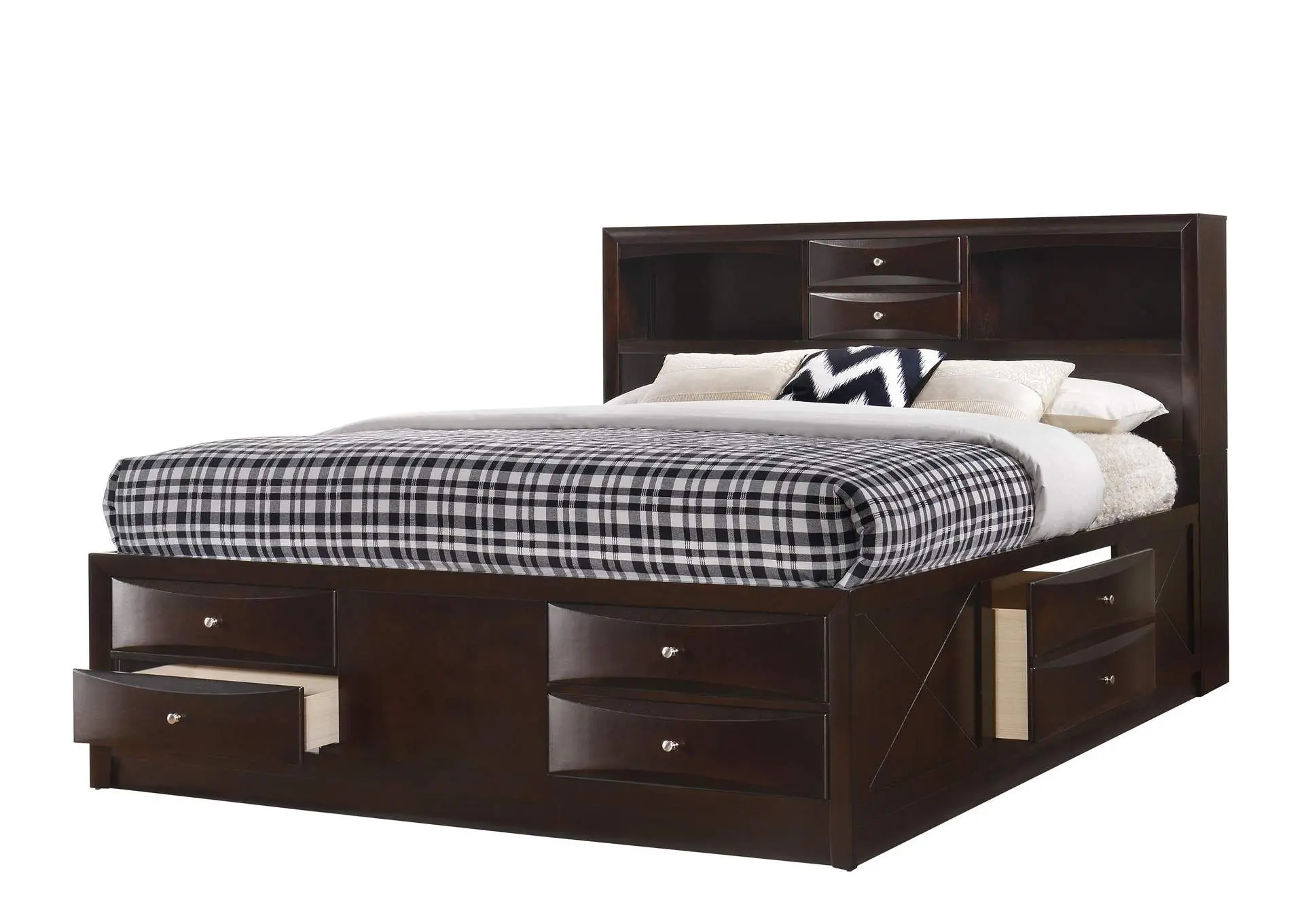 EMILY KING 4-PIECE BEDROOM SET - CHERRY