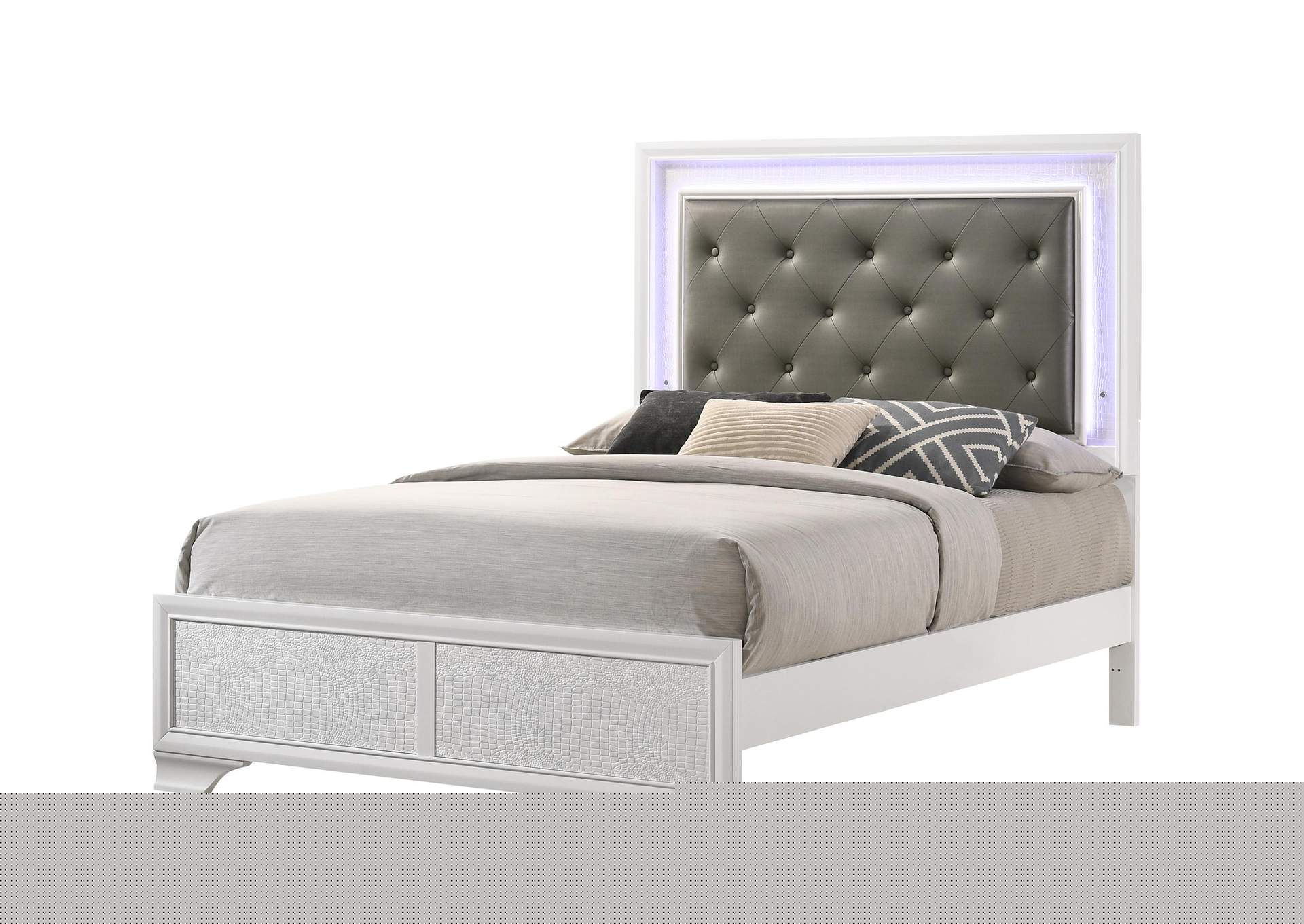 LYSSA FULL 4-PIECE BEDROOM SET - FROST