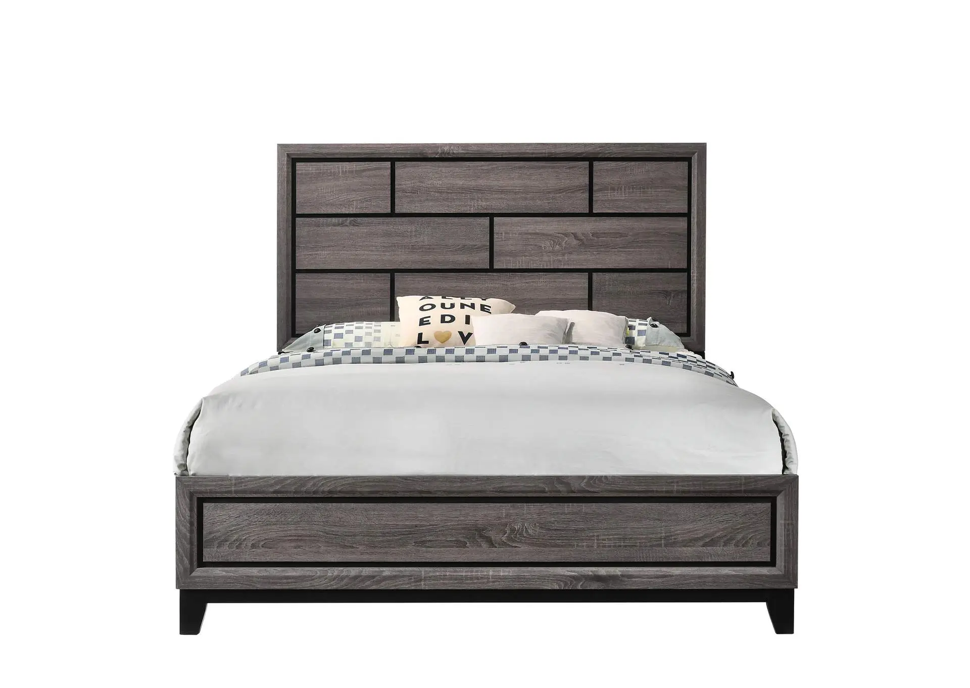 AKERSON QUEEN 3-PIECE BEDROOM SET - GRAY
