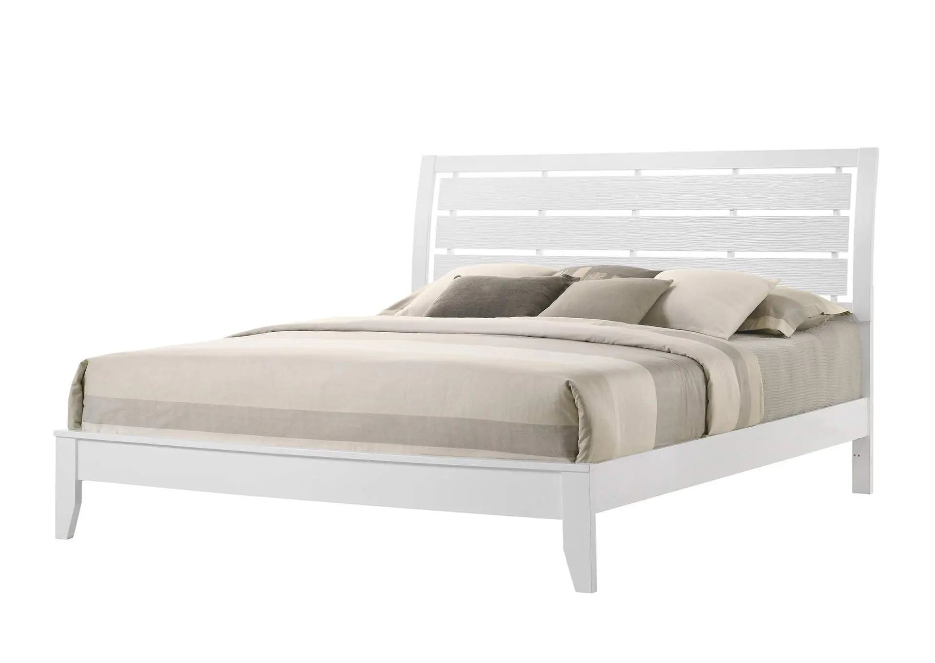 EVAN KING 4-PIECE BEDROOM SET - WHITE