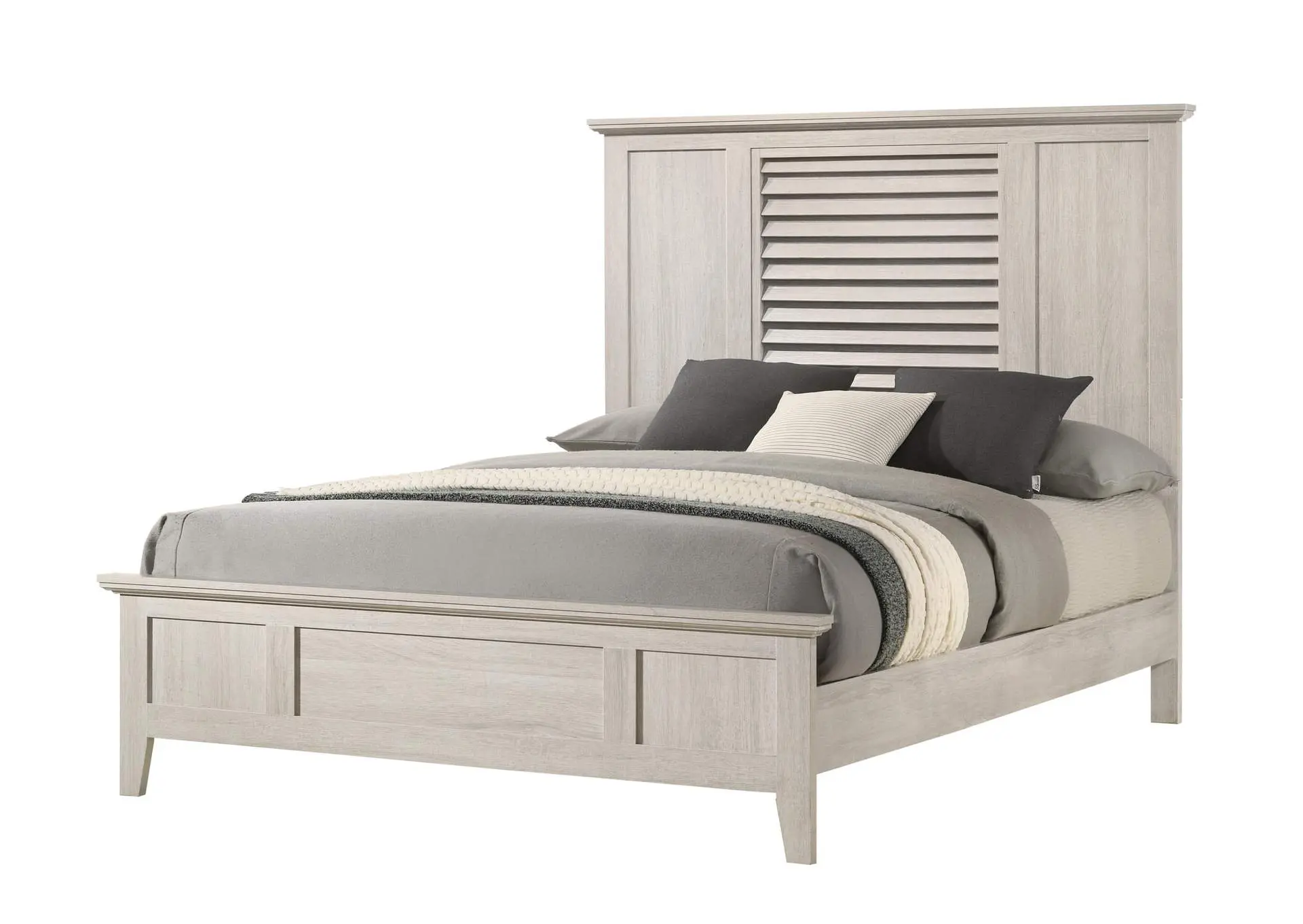SARTER QUEEN 4-PIECE BEDROOM SET - WHITE