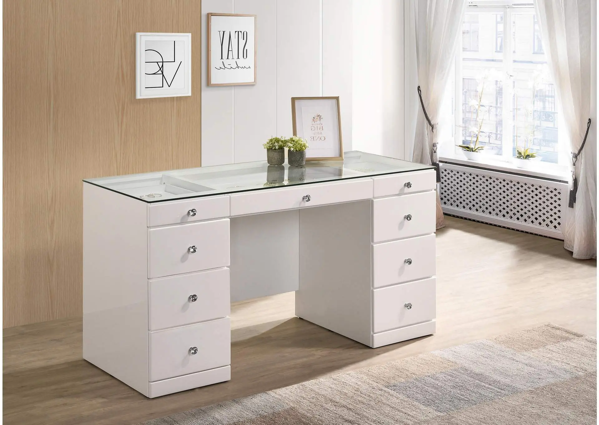 AVERY 2-PIECE VANITY - WHITE