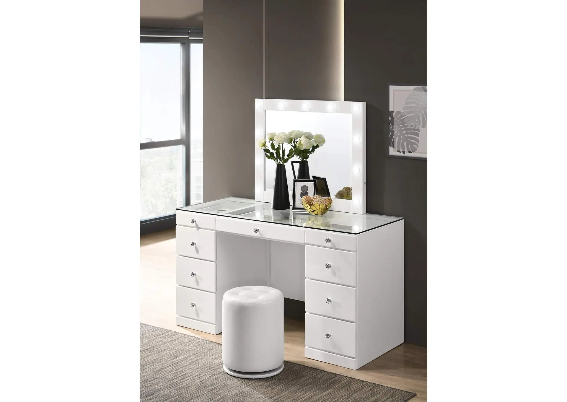 AVERY VANITY - WHITE