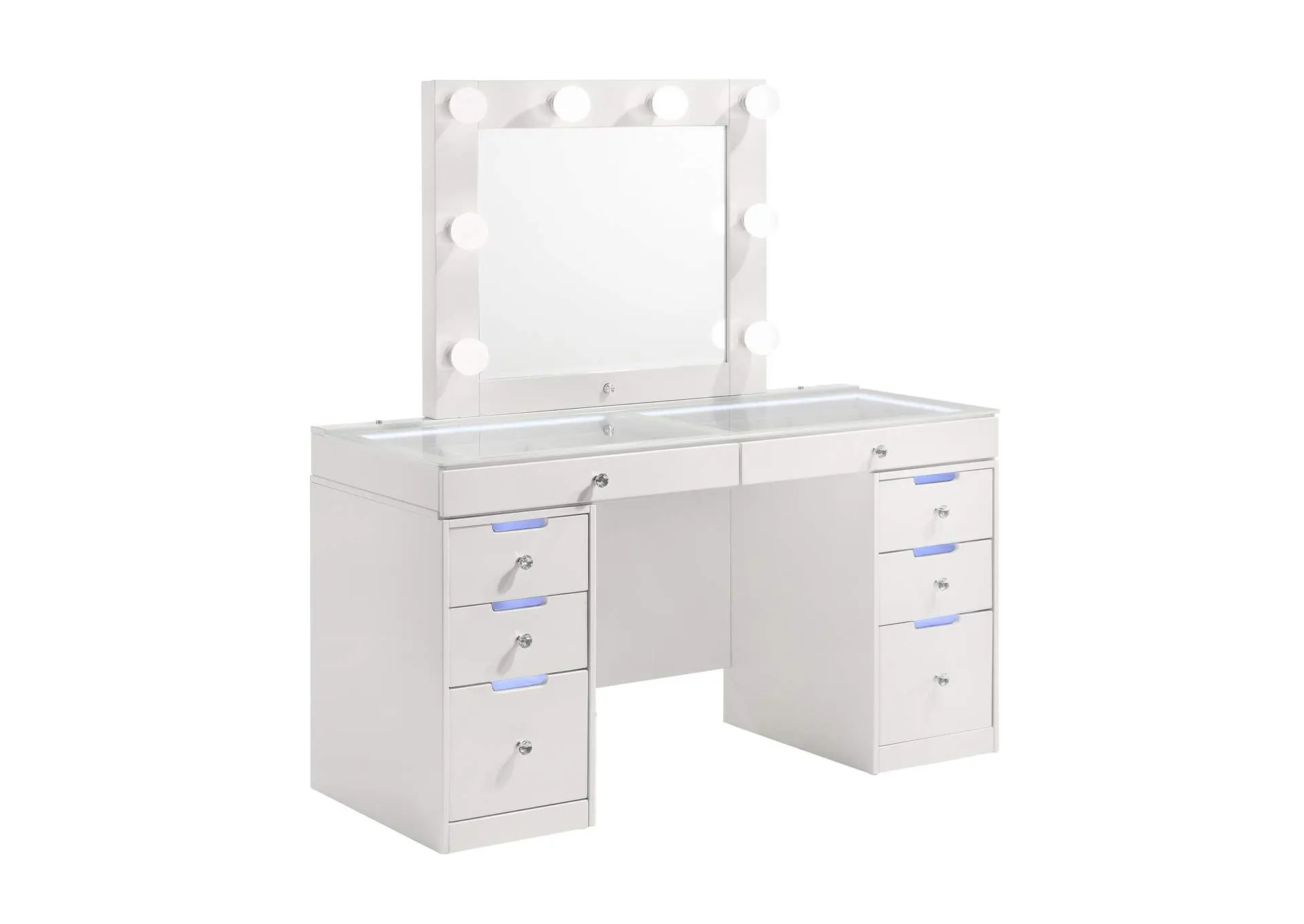 LUXO 3-PIECE VANITY - WHITE