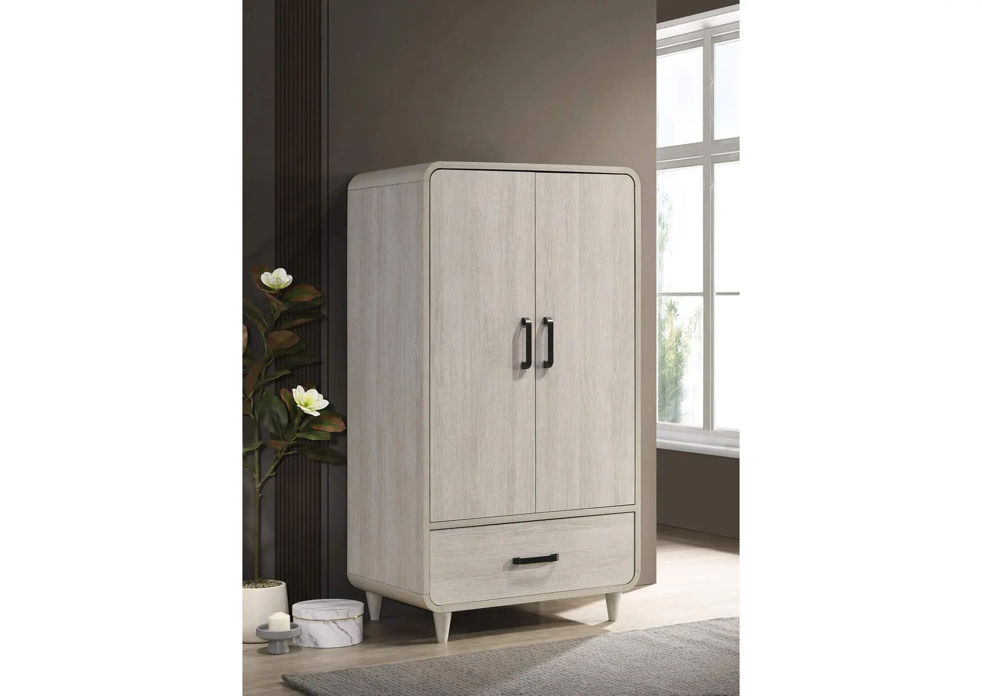 NYOMI ARMOIRE - WHITE