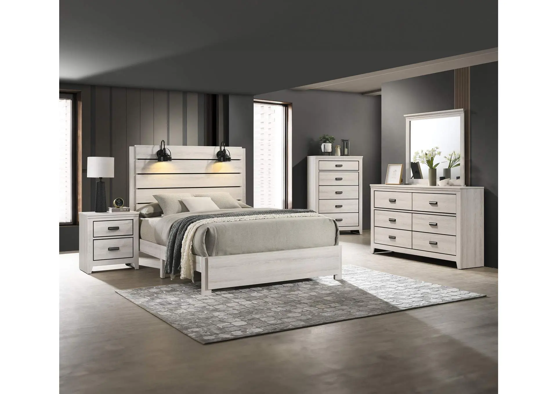 CARTER DRESSER - WHITE