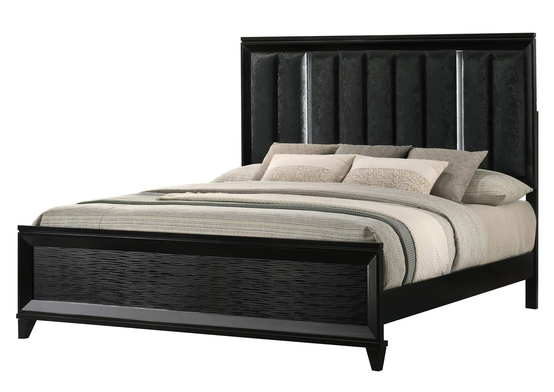 CRESSIDA KING BED - BLACK