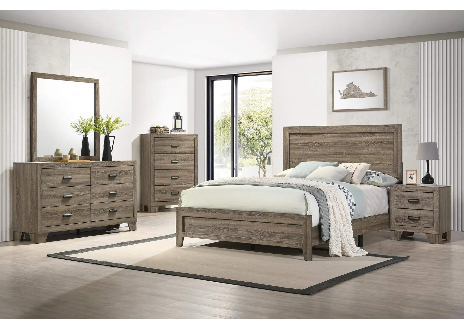 MILLIE DRESSER - GRAY