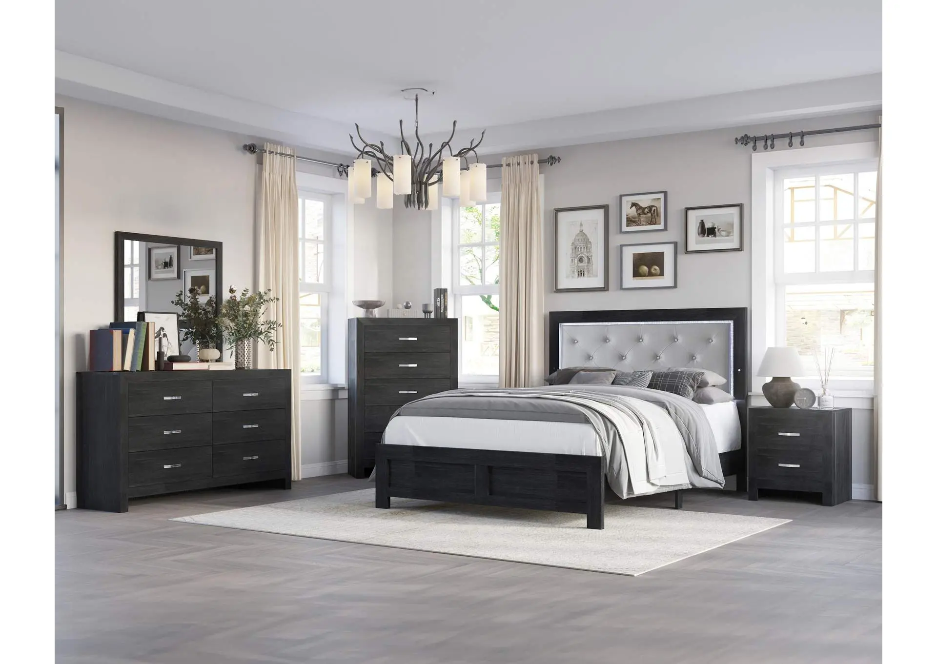 JAYLEN NIGHT STAND - BLACK