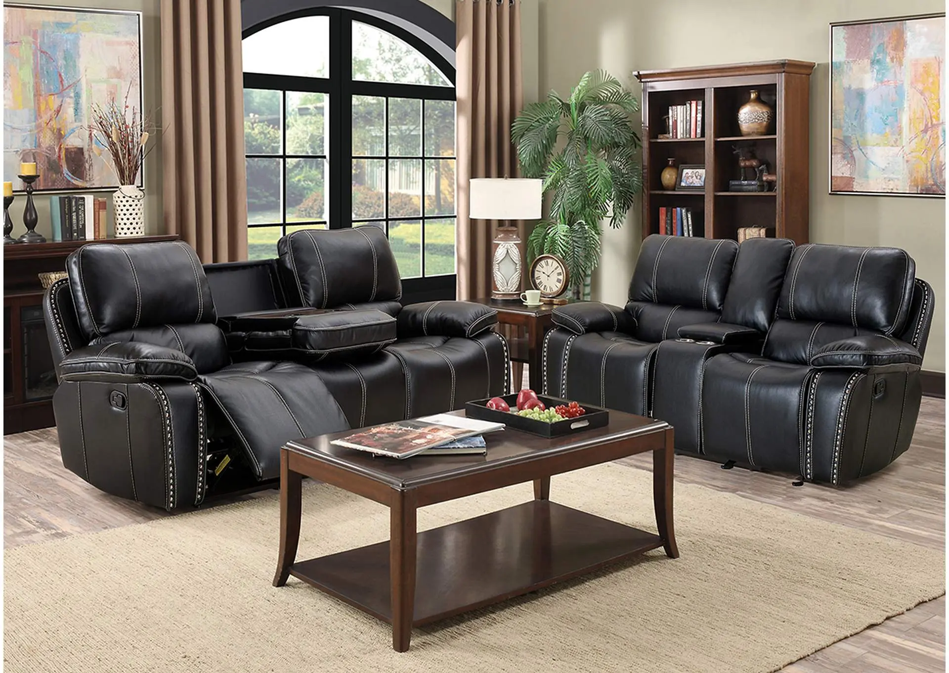 U100 Reclining Loveseat