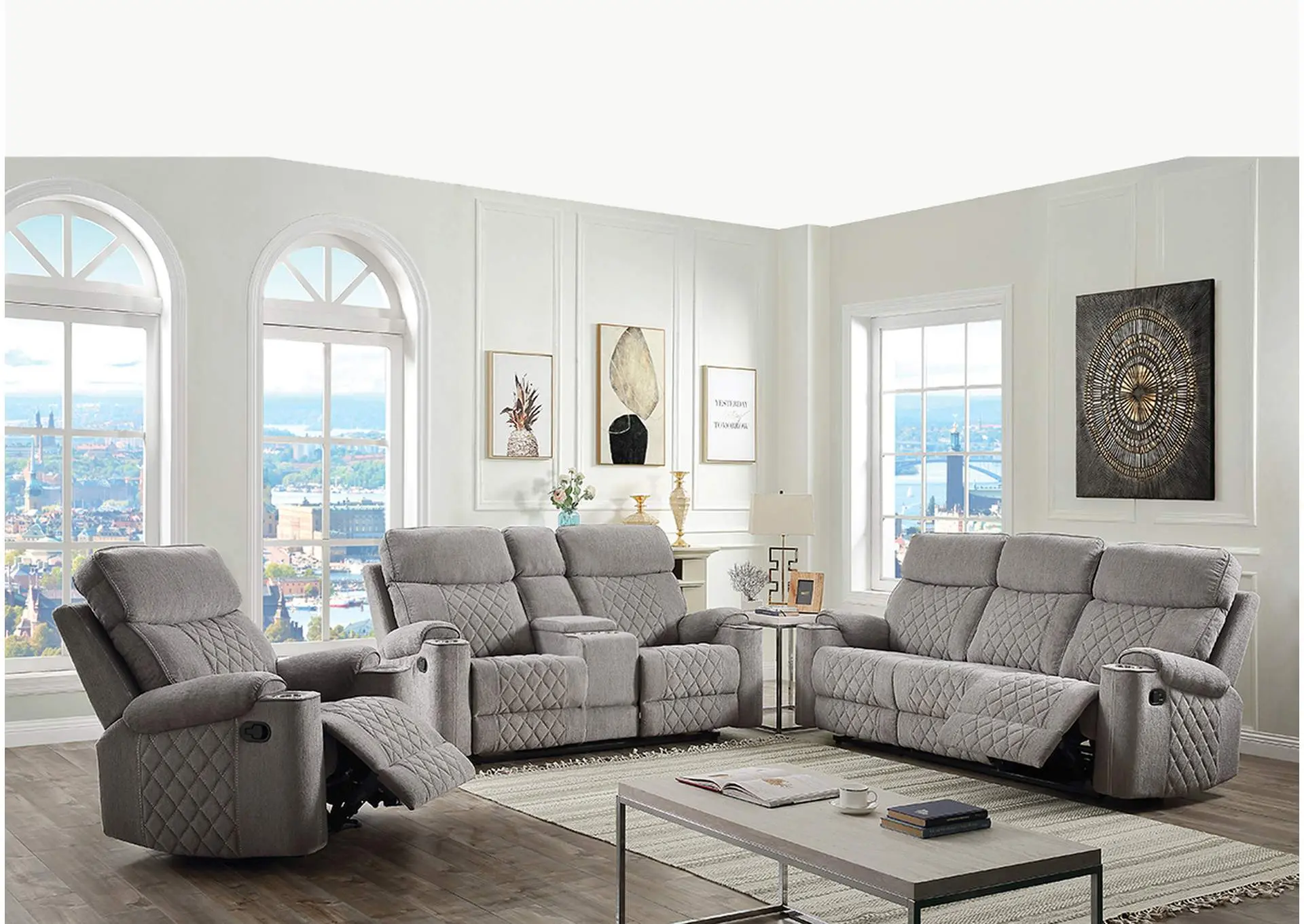 U112 Reclining Loveseat