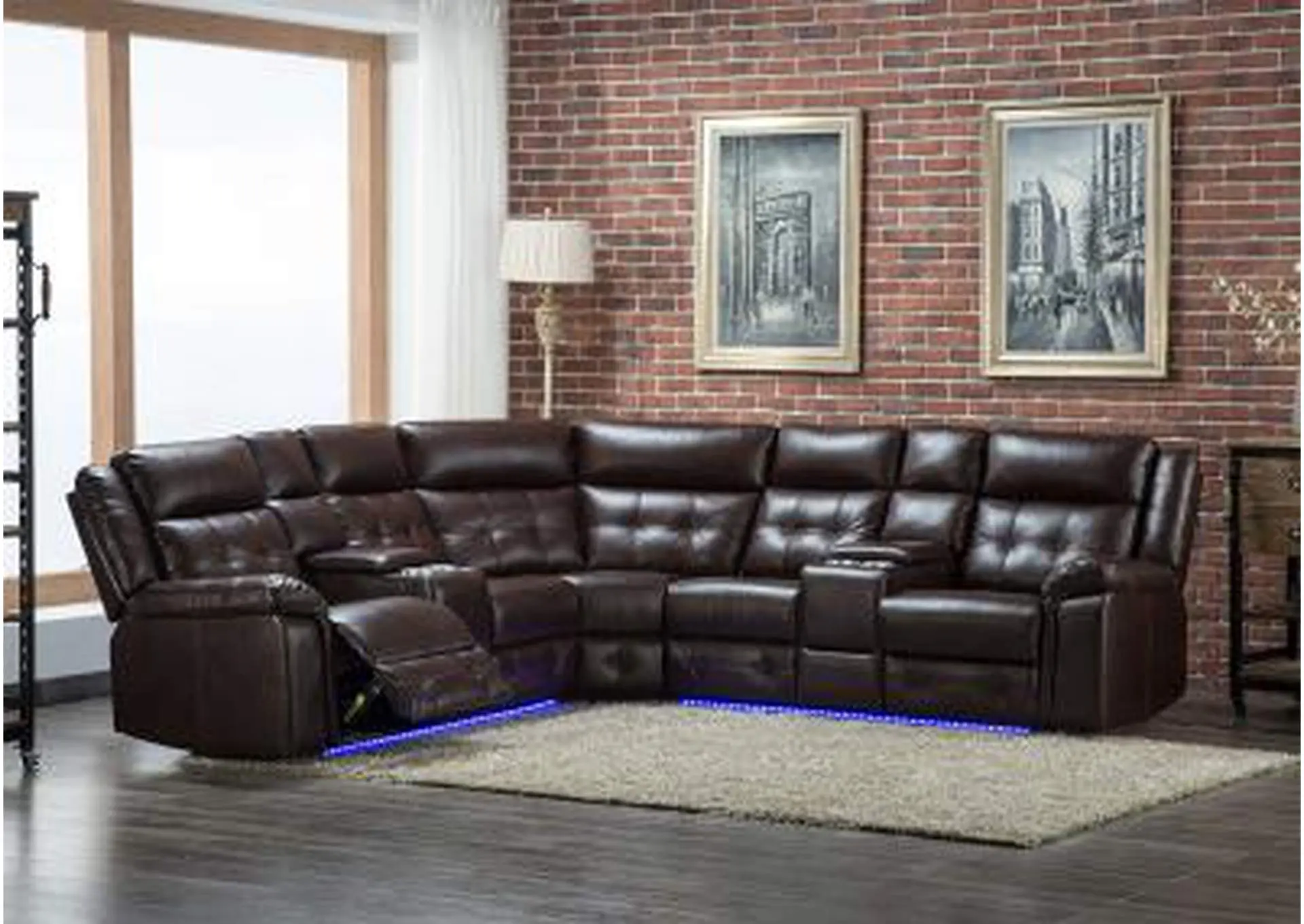 U45 3 Pc. Power Reclining Sectional
